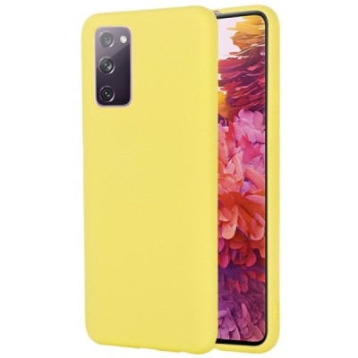 Samsung Galaxy S20 FE (Fan Edition) Shell kieto silikono TPU geltonas dėklas - nugarėlė | Priedai.lt