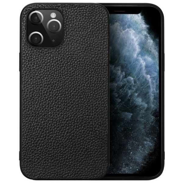 „Deluxe Leather“ kaaned - must (iPhone 12 Pro Max)