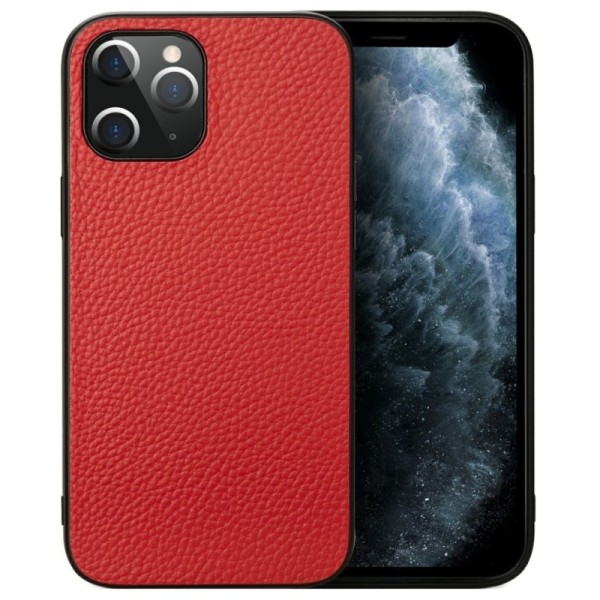 „Deluxe Leather“ kaaned - punane (iPhone 12 Pro Max)