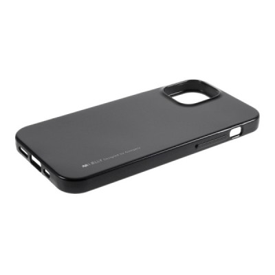 Apple iPhone 12 Mini Mercury juodas kieto silikono TPU dėklas - nugarėlė | Priedai.lt