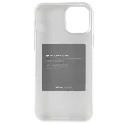Apple iPhone 12 Mini Mercury sidabrinis kieto silikono TPU dėklas - nugarėlė | Priedai.lt