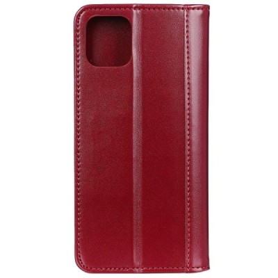 Apple iPhone 12 Mini „Split“ bordo odinis atverčiamas dėklas - knygutė | Priedai.lt