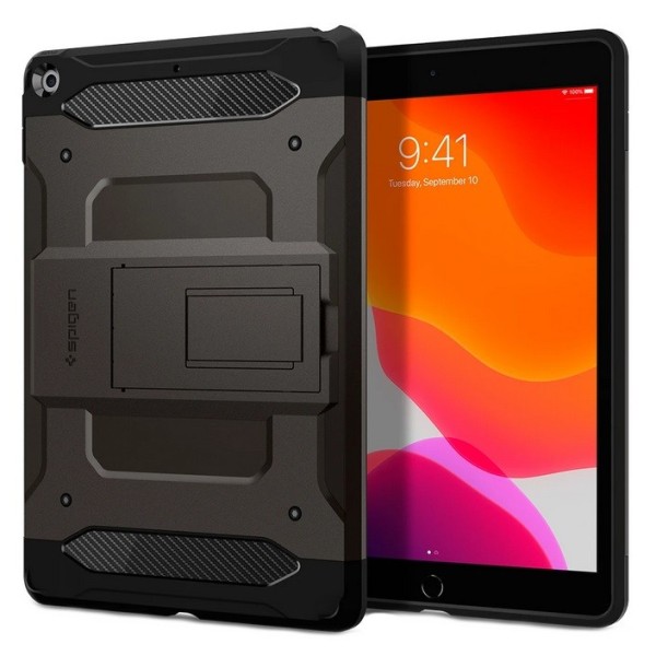 „Spigen“ Tough Armor Tech Tugevdatud turvalisus kaaned - must (iPad 10.2 2019 / 2020 / 2021)