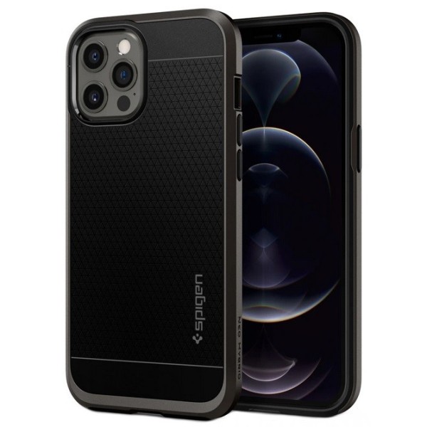 „Spigen“ Neo Hybrid kaaned - must (iPhone 12 Pro Max)