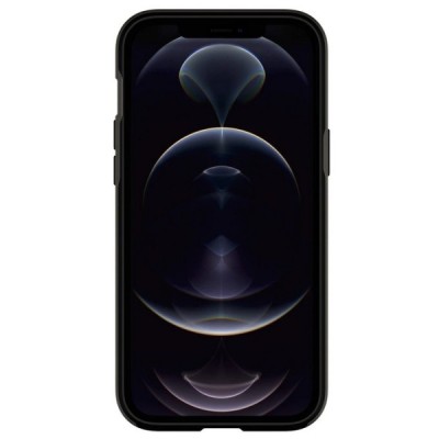 „Spigen“ Neo Hybrid Gunmetal sustiprintos apsaugos Apple iPhone 12 Pro Max juodas dėklas | Priedai.lt
