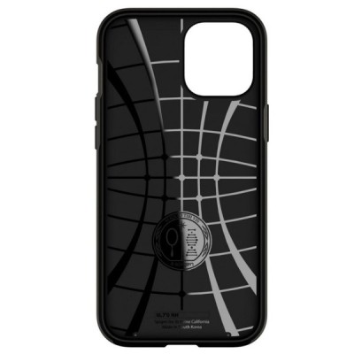 „Spigen“ Neo Hybrid Gunmetal sustiprintos apsaugos Apple iPhone 12 Pro Max juodas dėklas | Priedai.lt