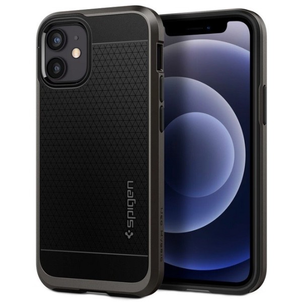 „Spigen“ Neo Hybrid kaaned - must (iPhone 12 Mini)