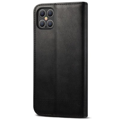Deluxe atverčiamas juodas odinis Apple iPhone 12 Pro Max dėklas - knygutė | Priedai.lt