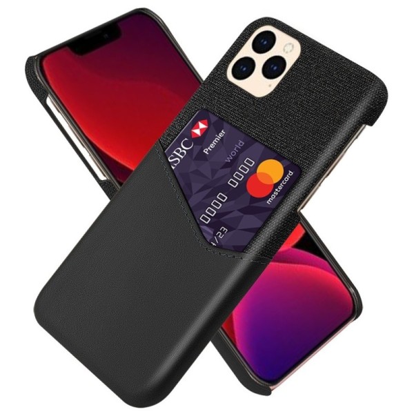 „KSQ“ Shell kaaned taskuga - must (iPhone 12 Pro Max)