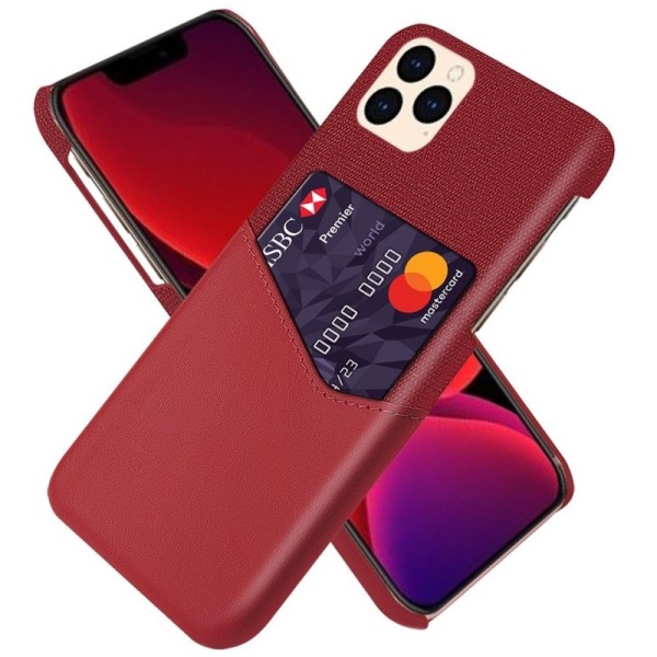 „KSQ“ Shell kaaned taskuga - punane (iPhone 12 Pro Max)
