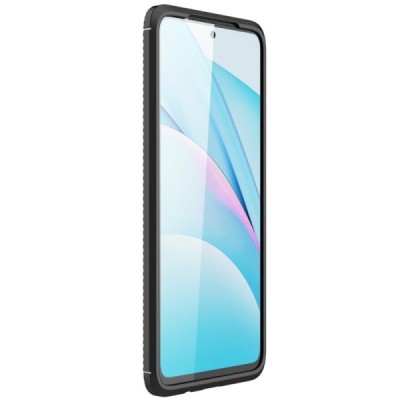 Xiaomi Mi 10T Lite 5G FOCUS kieto silikono TPU juodas dėklas - nugarėlė | Priedai.lt