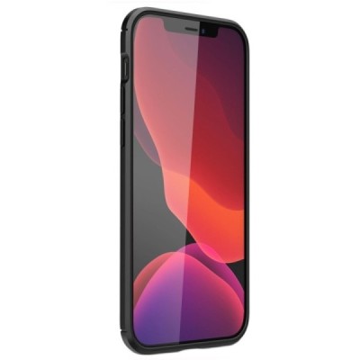 Apple iPhone 12 Pro Max „Carbon“ kieto silikono TPU juodas dėklas - nugarėlė | Priedai.lt