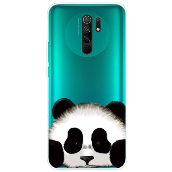 „Panda“ Kõva silikoon (TPU) kaaned - läbipaistev (Redmi 9)