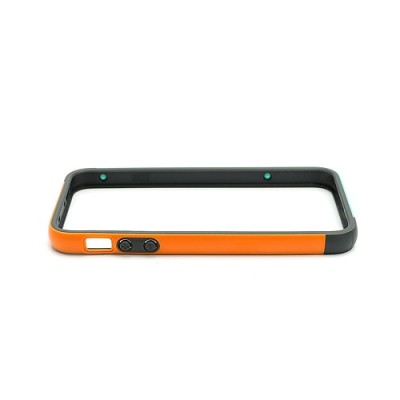 Oranžinės, mėtinės ir pilkos spalvų „Walnutt“ Trio kieto silikono (TPU) Apple iPhone SE (5, 5s) dėklas (rėmelis) - kraštų apvada