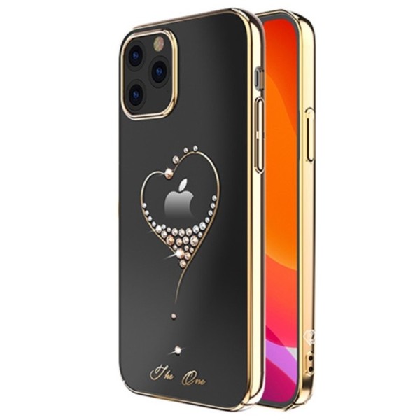 „Kingxbar“ Love Swarovski kaaned - kuldne (iPhone 12 Pro Max)