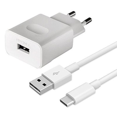 Originalus „Huawei“ SuperCharge Max 22.5W (HW-100225E00) baltas kelioninis (sieninis) įkroviklis + Type-C USB laidas | Priedai.l