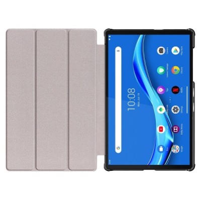 Lenovo Tab M10 10.1" HD Gen 2 (TB-X306F, X306X) atverčiamas raudonas odinis dėklas (sulankstomas) | Priedai.lt