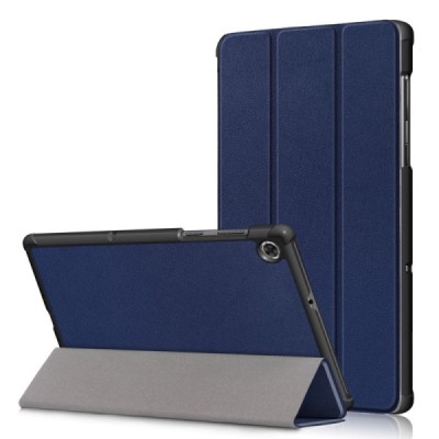 Lenovo Tab M10 10.1" HD Gen 2 (TB-X306F, X306X) atverčiamas mėlynas odinis dėklas (sulankstomas) | Priedai.lt