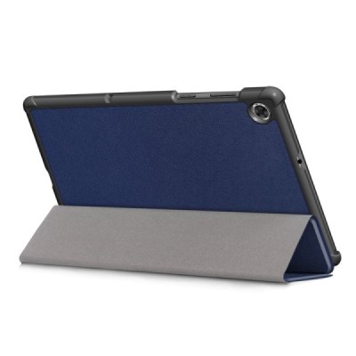 Lenovo Tab M10 10.1" HD Gen 2 (TB-X306F, X306X) atverčiamas mėlynas odinis dėklas (sulankstomas) | Priedai.lt