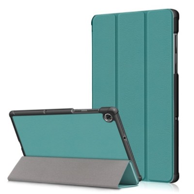 Lenovo Tab M10 10.1" HD Gen 2 (TB-X306F, X306X) atverčiamas žalias odinis dėklas (sulankstomas) | Priedai.lt