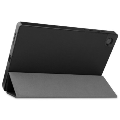 Lenovo Tab M10 10.1" HD Gen 2 (X306F, X306X) solidus atverčiamas juodas odinis dėklas - knygutė (sulankstomas) | Priedai.lt