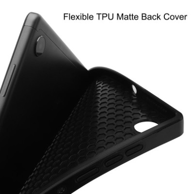 Lenovo Tab M10 10.1" HD Gen 2 (X306F, X306X) solidus atverčiamas juodas odinis dėklas - knygutė (sulankstomas) | Priedai.lt