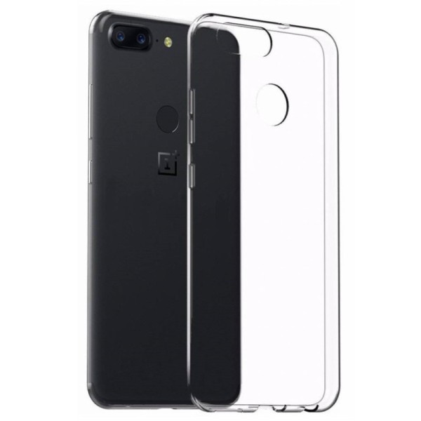 Kõva silikoon (TPU) kaaned - läbipaistev (OnePlus 5T)