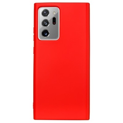 Samsung Galaxy Note 20 Ultra (N986F) Shell kieto silikono TPU raudonas dėklas - nugarėlė | Priedai.lt