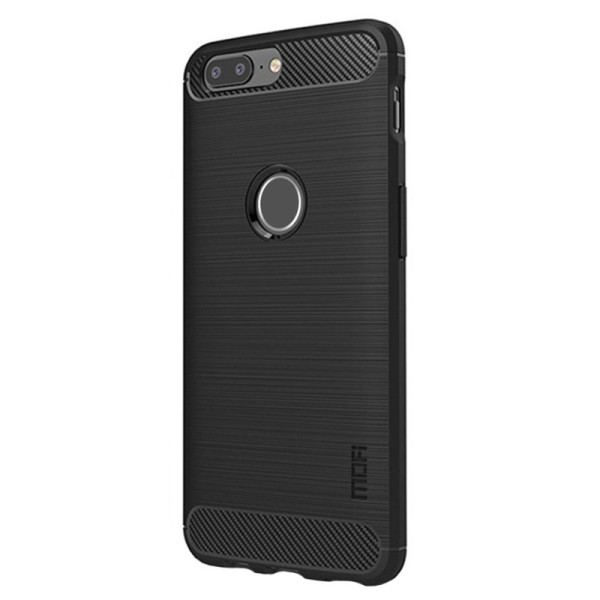 „Mofi“ Carbon Kõva silikoon (TPU) kaaned - must (OnePlus 5T)