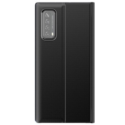 Huawei P smart 2021 View Line juodas atverčiamas dėklas - knygutė | Priedai.lt