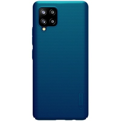 Samsung Galaxy A42 5G „Nillkin“ Frosted Shield mėlynas plastikinis dėklas, nugarėlė | Priedai.lt