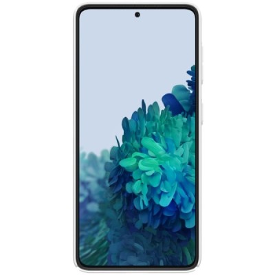 Samsung Galaxy S21 (G991B) Nillkin Frosted Shield baltas plastikinis dėklas, nugarėlė | Priedai.lt
