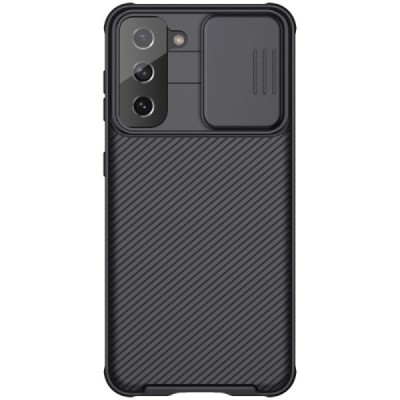 Samsung Galaxy S21 (G991B) Nillkin CamShield juodas dėklas, nugarėlė su kameros apsauga | Priedai.lt