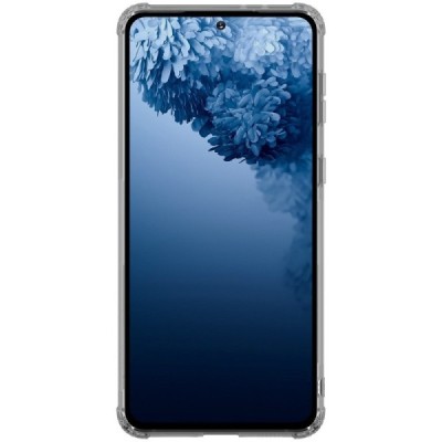 Samsung Galaxy S21+ (G996B) Nillkin Nature plonas skaidrus (permatomas) silikoninis TPU pilkas dėklas | Priedai.lt
