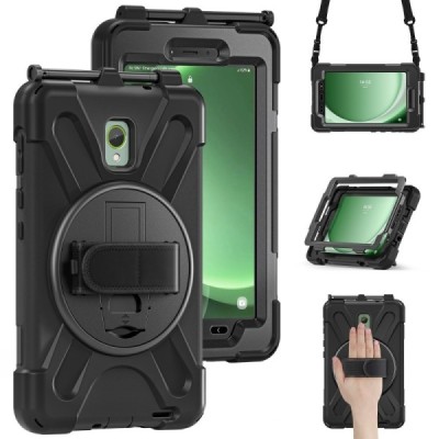 Tugevdatud turvalisus kaaned - must (Galaxy Tab Active 3 8.0 / Tab Active5)