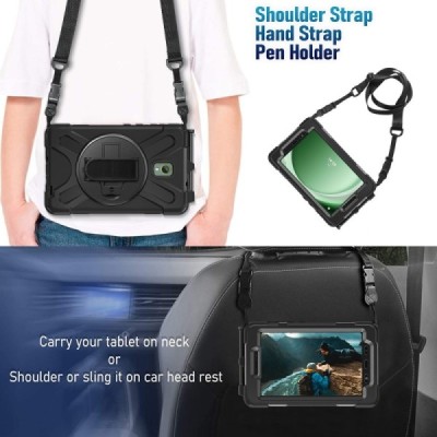 Tugevdatud turvalisus kaaned - must (Galaxy Tab Active 3 8.0 / Tab Active5)