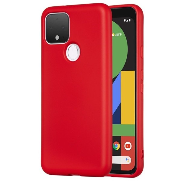 „Shell“ Kõva silikoon (TPU) kaaned - punane (Pixel 4A 5G)