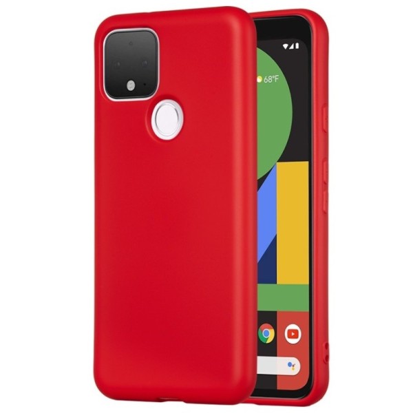 „Shell“ Kõva silikoon (TPU) kaaned - punane (Pixel 5)