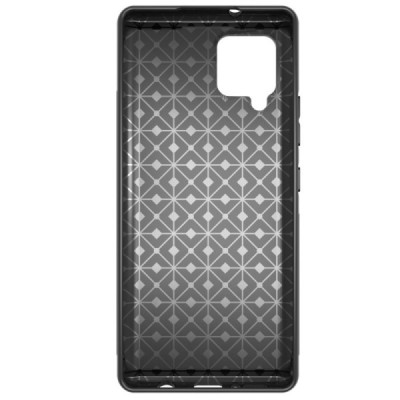 Samsung Galaxy A42 5G kieto silikono TPU juodas dėklas - nugarėlė | Priedai.lt