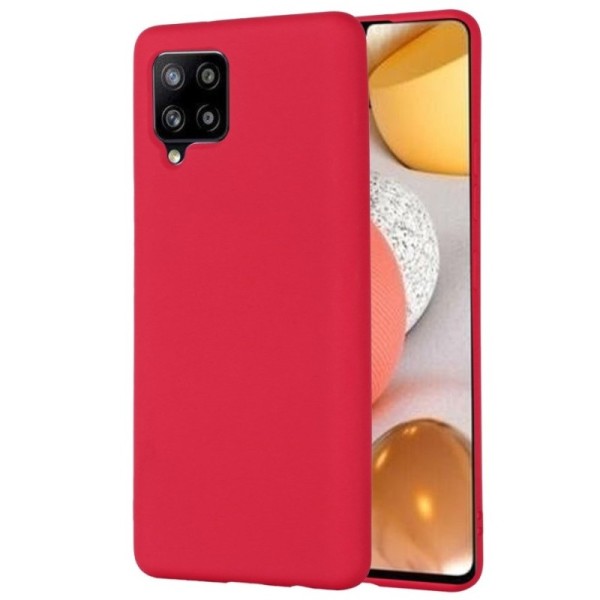 „Shell“ Kõva silikoon (TPU) kaaned - punane (Galaxy A42 5G)