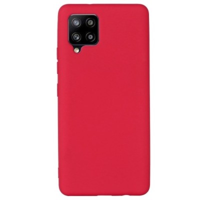Samsung Galaxy A42 5G Shell kieto silikono TPU raudonas dėklas - nugarėlė | Priedai.lt