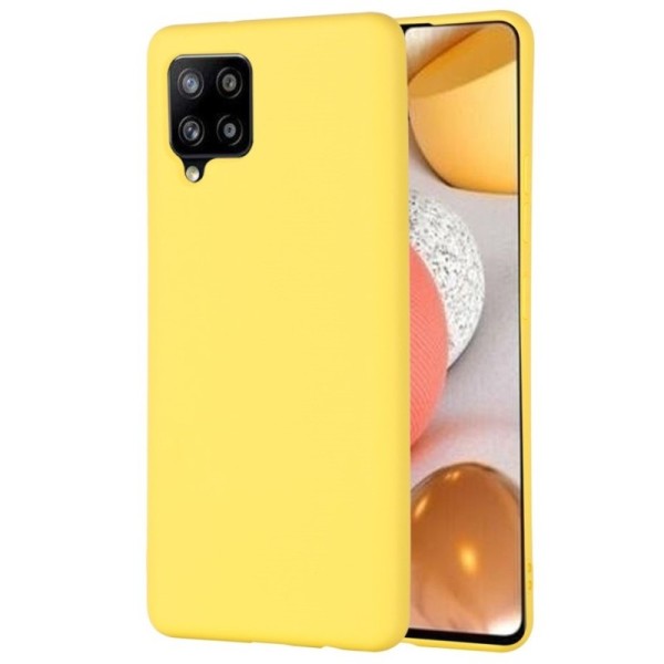 „Shell“ Kõva silikoon (TPU) kaaned - kollane (Galaxy A42 5G)