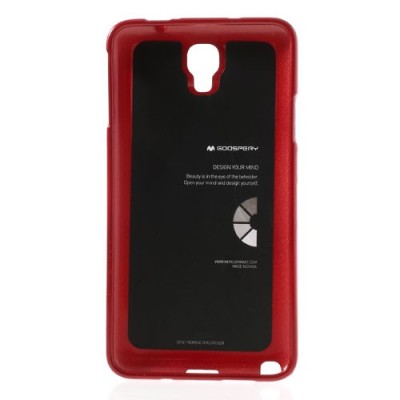 Mercury raudonas Samsung Galaxy Note 3 Neo TPU kieto silikono dėklas (nugarėlė) / Priedai.lt