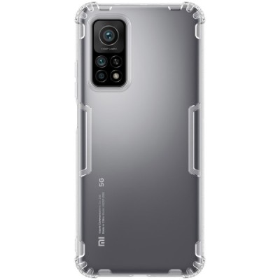 Xiaomi Mi 10T (Mi 10T Pro) Nillkin Nature plonas skaidrus (permatomas) silikoninis TPU bespalvis dėklas | Priedai.lt