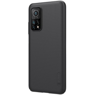 Xiaomi Mi 10T (Mi 10T Pro) Nillkin Frosted Shield juodas plastikinis dėklas, nugarėlė | Priedai.lt