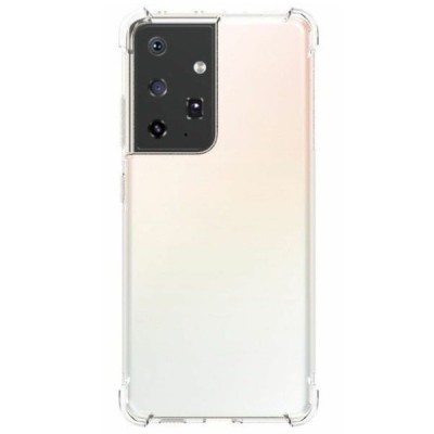 Samsung Galaxy S21 Ultra (G998B) kieto silikono TPU skaidrus dėklas - nugarėlė | Priedai.lt