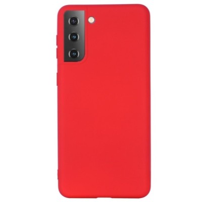 Samsung Galaxy S21+ (G996B) Shell kieto silikono TPU raudonas dėklas - nugarėlė | Priedai.lt