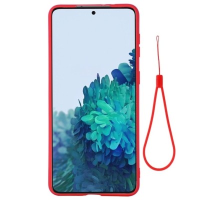Samsung Galaxy S21+ (G996B) Shell kieto silikono TPU raudonas dėklas - nugarėlė | Priedai.lt