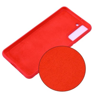 Samsung Galaxy S21+ (G996B) Shell kieto silikono TPU raudonas dėklas - nugarėlė | Priedai.lt