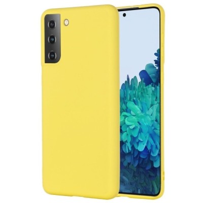 Samsung Galaxy S21+ (G996B) Shell kieto silikono TPU geltonas dėklas - nugarėlė | Priedai.lt
